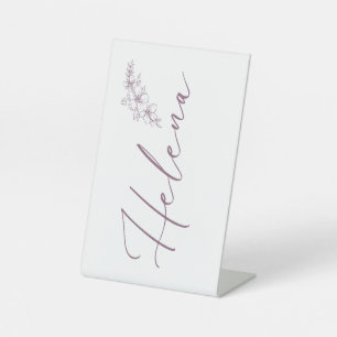 Signe De Table Personnalisé