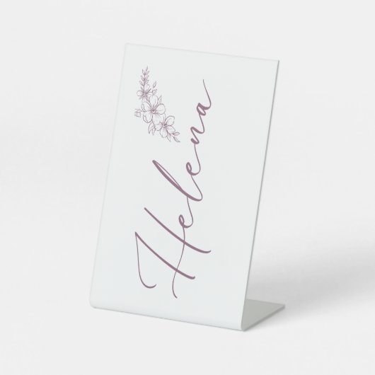 Signe De Table Personnalisé (Recto)