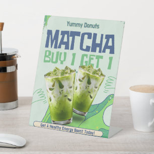 Signe De Table Personnaliser le thé matcha vert blanc Prom Achete