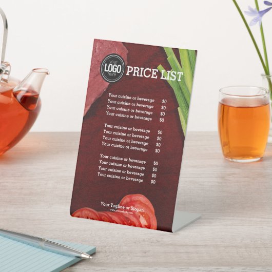 Signe De Table Personnaliser le thème du restaurant steak (In SItu)