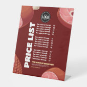 Signe De Table Personnaliser l'entreprise | Boutique (Recto)