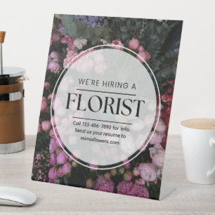 Signe De Table Personnaliser Nous recrutons un fleuriste aide rec