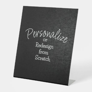 Signe De Table Personnaliser ou créer à partir de Scratch -