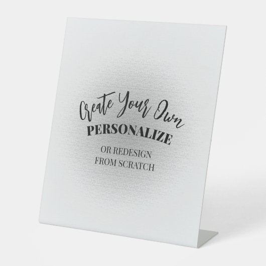 Signe De Table Personnalisez-vous (Recto)