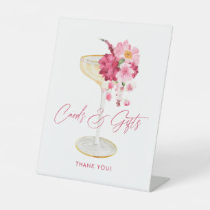 Signe De Table Pétales et Procuco Cartes et cadeaux roses