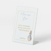 Signe De Table Peter lapin babyshower (Recto)