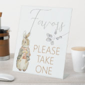 Signe De Table Peter le lapin Automne Automne Hiver Livres Faveur (In SItu)