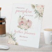 Signe De Table Petit Baby shower d'automne doux Citrouille (In SItu)