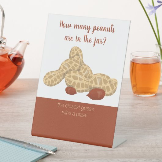 Signe De Table Petit baby shower de cacahuètes (In SItu)