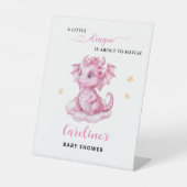 Signe De Table Petit Baby shower Dragon (Recto)