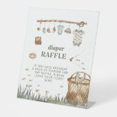 Signe De Table Petit Pêcheur Aquarelle Pêche Déchets Raffin (Recto)