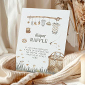 Signe De Table Petit Pêcheur Aquarelle Pêche Déchets Raffin