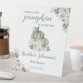 Signe De Table Petite Citrouille douce Invitation Baby shower d'a (In SItu)