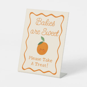 Signe De Table Petits Baby showers Cutie Les bébés sont des faveu