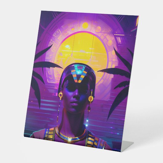 Signe De Table Pharaon Synthwave (Recto)