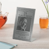 Signe De Table Photo d'argent/personnalisée - Prix de l'employé (In SItu)