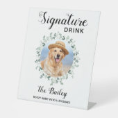 Signe De Table Photo de Pet Wedding Signature (Recto)