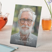 Signe De Table Photo Funéraire Moderne En Mémoire Amoureuse (In SItu)