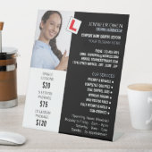 Signe De Table Photo personnalisée, École de conduite, Instructeu (In SItu)