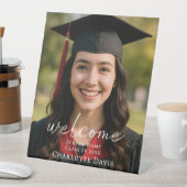 Signe De Table Photo script Graduation Party welcome (In SItu)