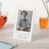 Signe De Table Photo simple en mémoire (In SItu)