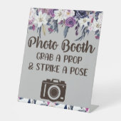 Signe De Table Photobooooooooooth attraper un Prop gothique Flora (Recto)