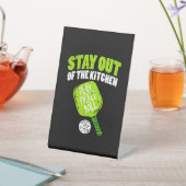 Signe De Table Pickleball - Restez Hors De La Cuisine (In SItu)