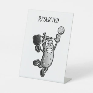 Signe De Table Pickleball Star Réservé
