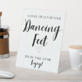 Signe De Table Pieds de danse Mariage Table haut (In SItu)