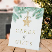 Signe De Table Pine d'aquarelle Pough Mariage d'hiver Cartes et c