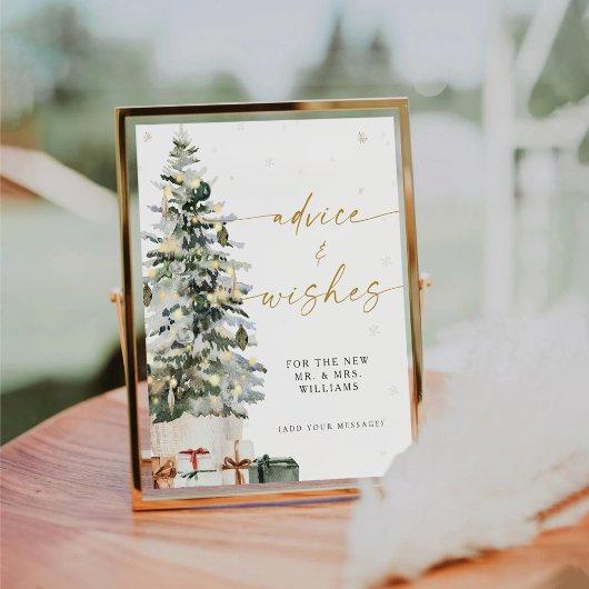 Signe De Table Pine Tree Noël Conseils & souhaits Pedes Pedestal