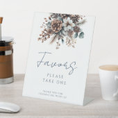 Signe De Table Pinecones Florales Rustiques Modernes Favorisent (In SItu)