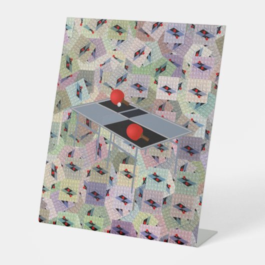 Signe De Table Ping Pong, (Recto)