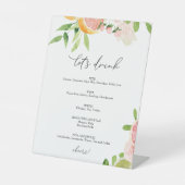 Signe De Table Pink Citrus Buvons Barre Signal (Recto)