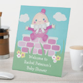 Signe De Table Pink mignon Baby shower vide (In SItu)