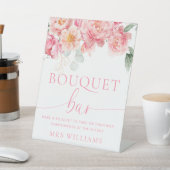 Signe De Table Piper Peony Floral Bouquet Bar Fleur (In SItu)