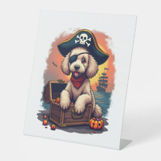 Signe De Table Pirate Poodle Plunder