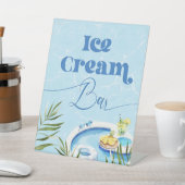 Signe De Table Piscine anniversaire Ice Cream Bar (In SItu)