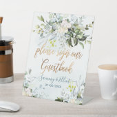Signe De Table PixDezines Rustic Blue Gum Eucalyptus Se connecter (In SItu)