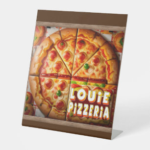 Signe De Table Pizza Pizzeria Design