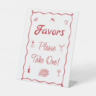 Signe De Table Pizza Thats Amore Fête des mariées Devinez Favoris