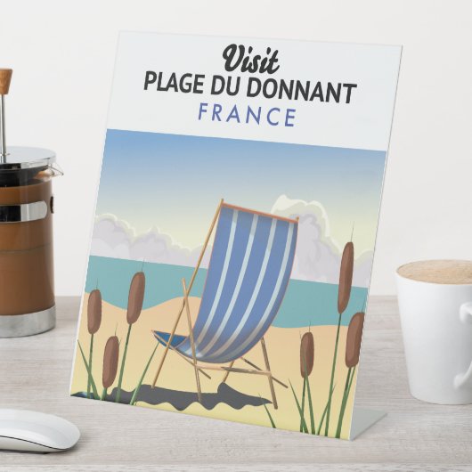 Signe De Table Plage du Donnant France (In SItu)