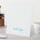 Signe De Table Plain Minimalist Professional Casual Handwriting (In SItu)