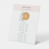 Signe De Table Planche à découper Flore Boulangerie Prix de servi (Recto)