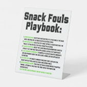 Signe De Table Playbook Snack Fouls (Recto)