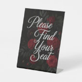 Signe De Table Please Find Your Seat Signs (Recto)