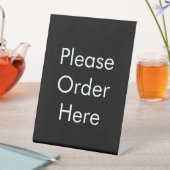 Signe De Table Please Order Here Black (In SItu)