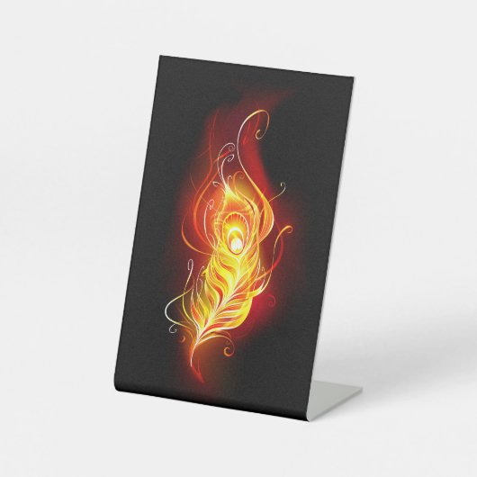Signe De Table Plumes de paquetage de feu (Recto)