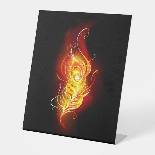 Signe De Table Plumes de paquetage de feu (Recto)
