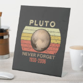 Signe De Table pluto jamais oublier, eris, lune, astronomie, astr (In SItu)